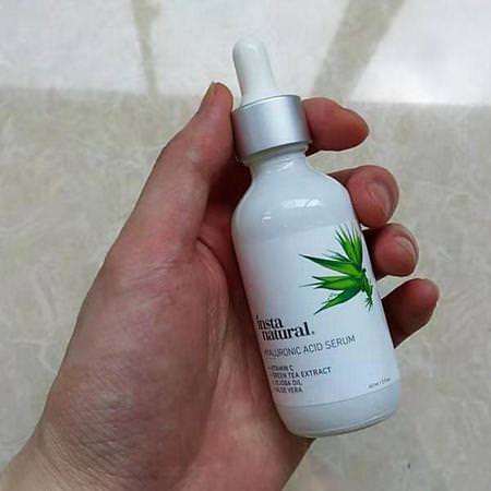 InstaNatural, Hyaluronic Acid Serum with Vitamin C, 2 fl oz (60 ml) Review