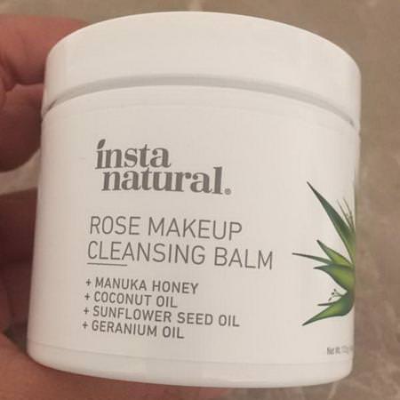 InstaNatural, Rose Makeup Cleansing Balm, Hydrating, 4 oz (113 g) Review