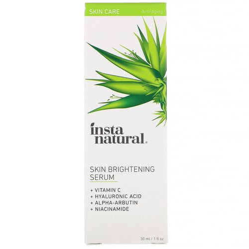 InstaNatural, Skin Brightening Serum, Anti-Aging, 1 fl oz (30 ml) Review