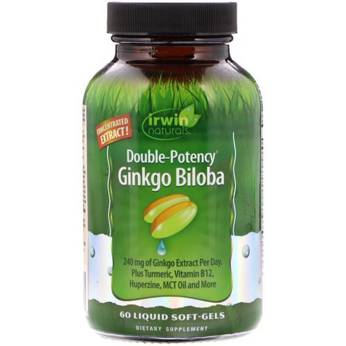 Irwin Naturals, Double-Potency Ginkgo Biloba, 60 Liquid Soft-Gels Review