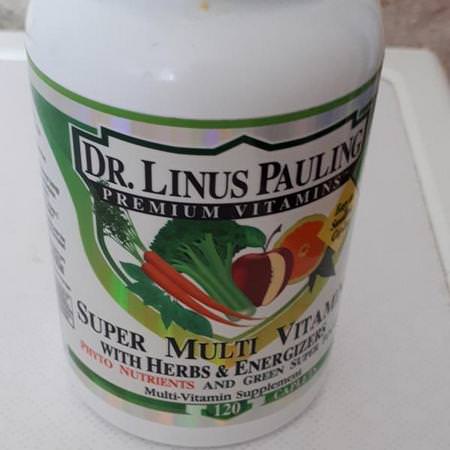 Dr. Linus Pauling, Super Multi Vitamin, with Herbs & Energizers
