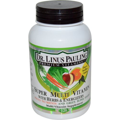 Irwin Naturals, Dr. Linus Pauling, Super Multi Vitamin, with Herbs & Energizers, 120 Caplets Review
