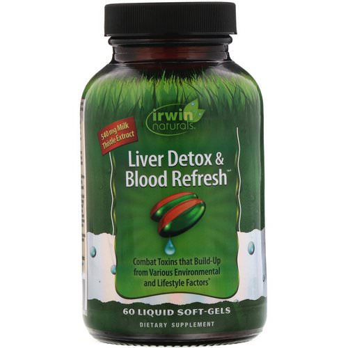 Irwin Naturals, Liver Detox & Blood Refresh, 60 Liquid Soft-Gels Review