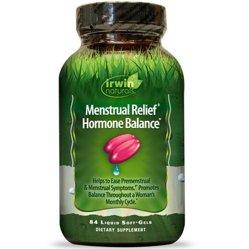 Irwin Naturals, Menstrual Relief Hormone Balance, 84 Liquid Soft-Gels Review