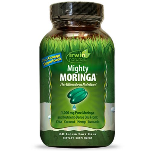 Irwin Naturals, Mighty Moringa, 60 Liquid Soft-Gels Review