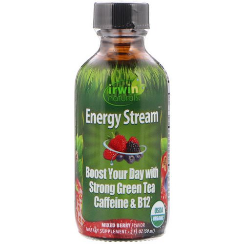 Irwin Naturals, Organic, Energy Stream, Mixed Berry Flavor, 2 fl oz (59 ml) Review