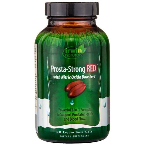 Irwin Naturals, Prosta-Strong RED, 80 Liquid Soft-Gels Review