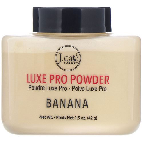 J.Cat Beauty, Luxe Pro Powder, LPP101 Banana, 1.5 oz (42 g) Review