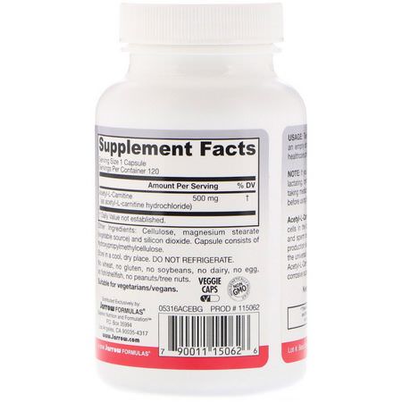 Acetyl L-Carnitine, Amino Acids, Supplements