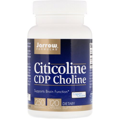 Jarrow Formulas, Citicoline, CDP Choline, 250 mg, 120 Capsules Review