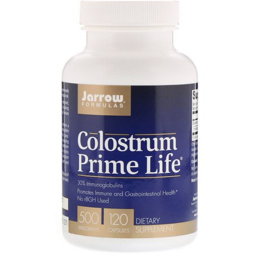 Jarrow Formulas, Colostrum Prime Life, 500 mg, 120 Capsules Review