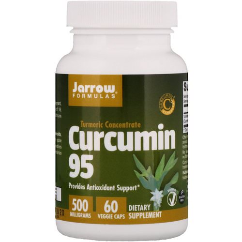Jarrow Formulas, Curcumin 95, 500 mg, 60 Veggie Caps Review