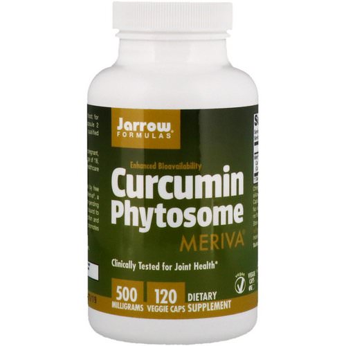 Jarrow Formulas, Curcumin Phytosome, Meriva, 500 mg, 120 Veggie Caps Review
