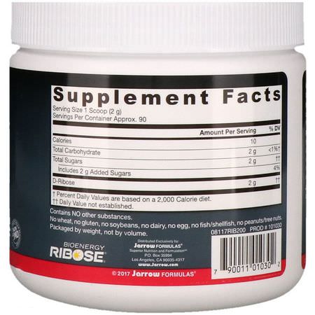 Condition Specific Formulas, D-Ribose, Healthy Lifestyles, Supplements