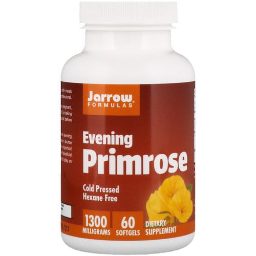 Jarrow Formulas, Evening Primrose, 1300 mg, 60 Softgels Review