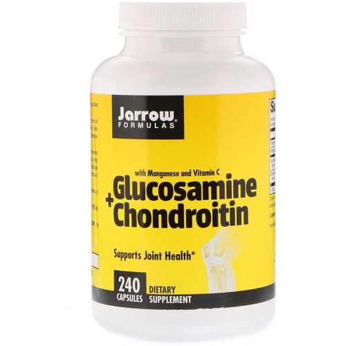 Jarrow Formulas, Glucosamine + Chondroitin, 240 Capsules Review
