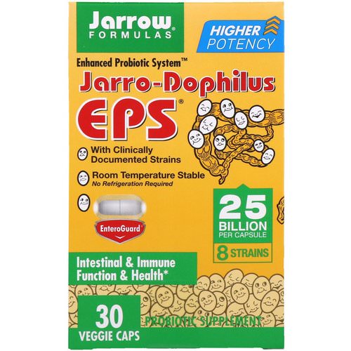 Jarrow Formulas, Jarro-Dophilus EPS, 25 Billion, 30 Veggie Caps Review