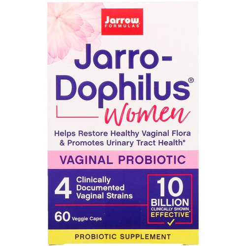 Jarrow Formulas, Jarro-Dophilus, Vaginal Probiotic, Women, 10 Billion, 60 Veggie Caps Review