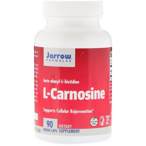 Jarrow Formulas, L-Carnosine, Beta-Alanyl-L-Histidine, 90 Veggie Caps Review