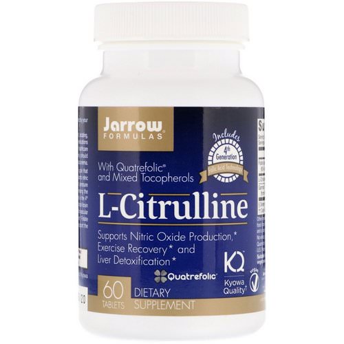 Jarrow Formulas, L-Citrulline, 60 Tablets Review