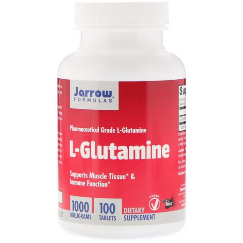 Jarrow Formulas, L-Glutamine, 1000 mg, 100 Tablets Review