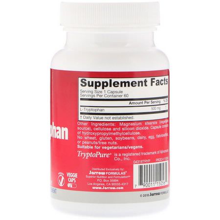 Condition Specific Formulas, L-Tryptophan, Sleep, Supplements