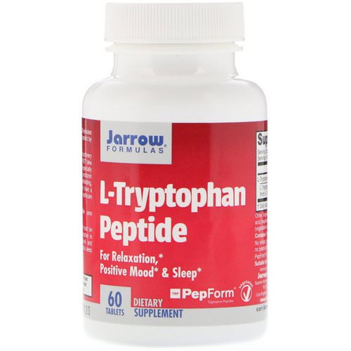 Jarrow Formulas, L-Tryptophan Peptide, 60 Tablets Review