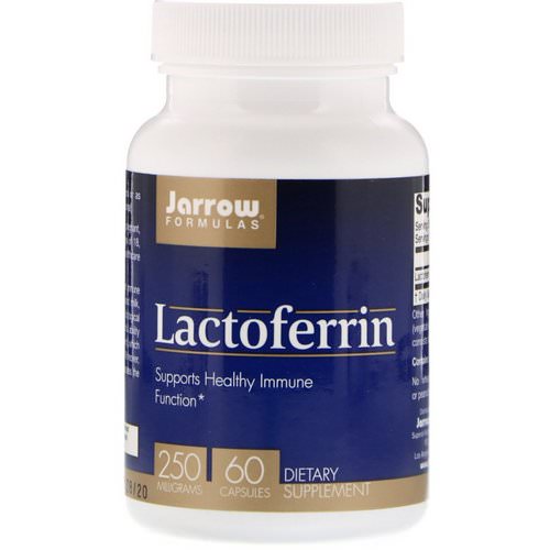 Jarrow Formulas, Lactoferrin, 250 mg, 60 Capsules Review