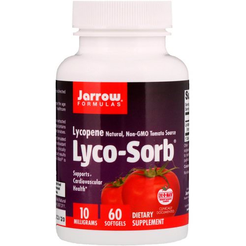 Jarrow Formulas, Lyco-Sorb Lycopene, 10 mg, 60 Softgels Review