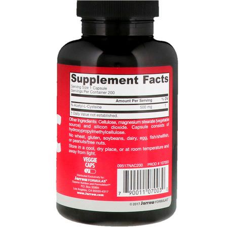 N-Acetyl Cysteine NAC, Antioxidants, Supplements