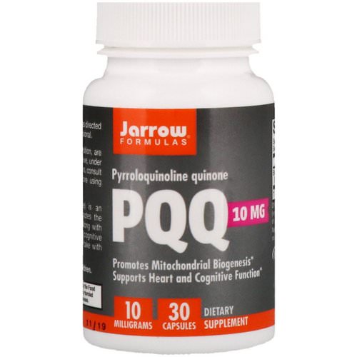 Jarrow Formulas, PQQ (Pyrroloquinoline Quinone), 10 mg, 30 Capsules Review
