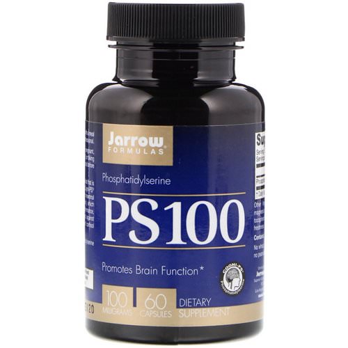 Jarrow Formulas, PS 100, Phosphatidylserine, 100 mg, 60 Capsules Review