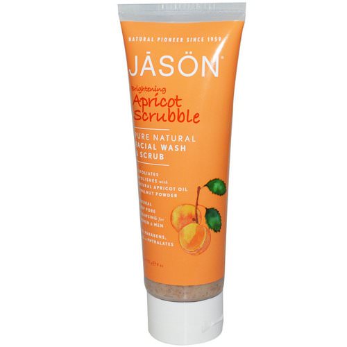 Jason Natural, Brightening Apricot Scrubble, Facial Wash & Scrub, 4 oz (113 g) Review