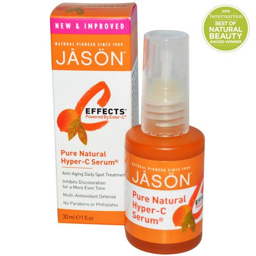 Jason Natural, C-Effects, Hyper-C Serum, Anti-Aging Daily Spot Treatment, 1 fl oz (30 ml) Review