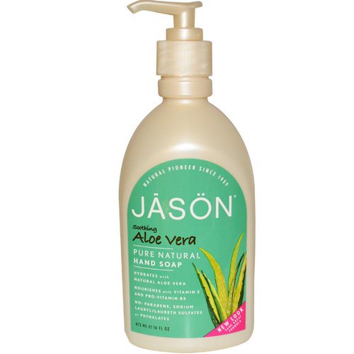 Jason Natural, Hand Soap, Soothing Aloe Vera, 16 fl oz (473 ml) Review