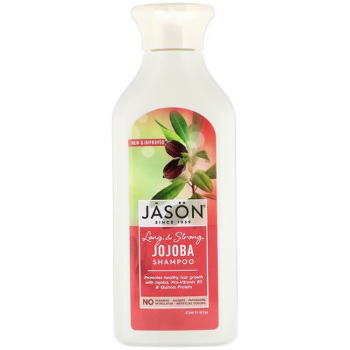 Jason Natural, Long & Strong Jojoba Shampoo, 16 fl oz (473 ml) Review