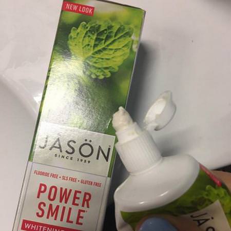 Jason Natural, Power Smile, Whitening Paste, Powerful Peppermint, 3 oz (85 g) Review