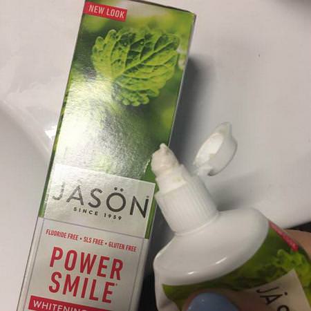 Jason Natural, PowerSmile Whitening Paste, Powerful Peppermint, 6 oz (170 g) Review