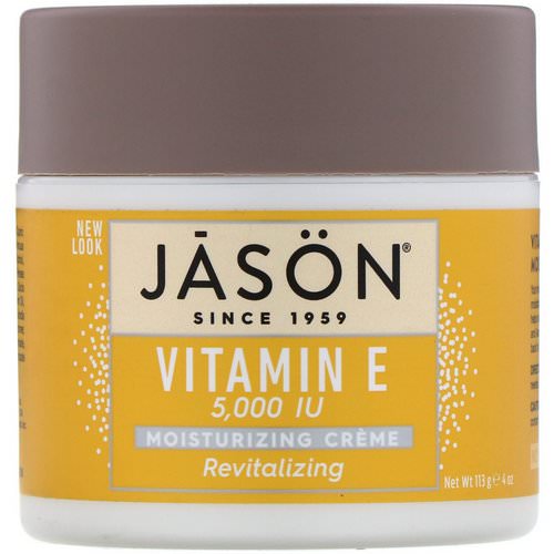 Jason Natural, Revitalizing Vitamin E Moisturizing Creme, 5,000 IU, 4 oz (113 g) Review