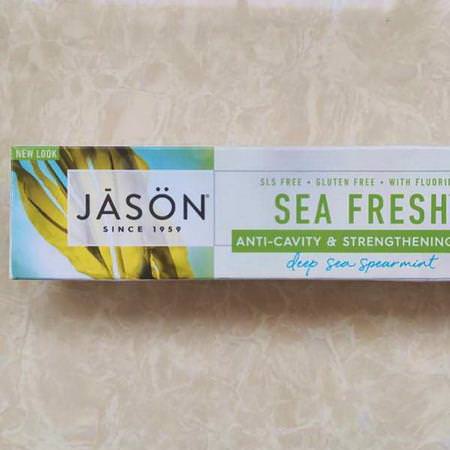 Sea Fresh, Anti-Cavity & Strengthening Gel, Deep Sea Spearmint