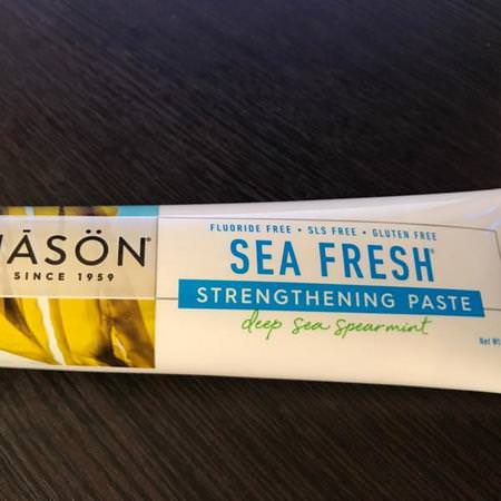 Jason Natural, Sea Fresh, Strengthening Paste, Deep Sea Spearmint, 6 oz (170 g) Review
