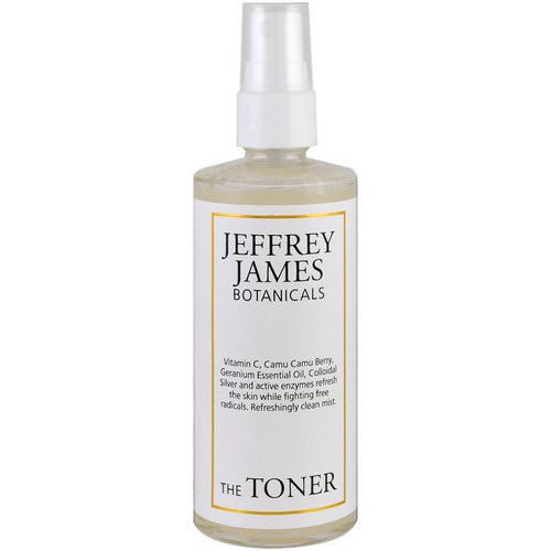Jeffrey James Botanicals, The Toner, Refreshingly Clean Mist, 4.0 oz (118 ml) Review