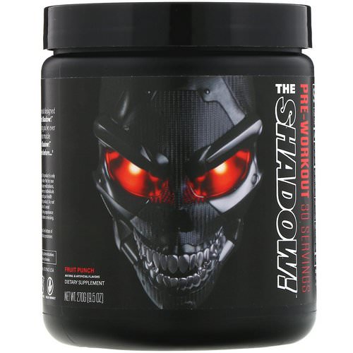 JNX Sports, The Shadow, Pre-Workout, Fruit Punch, 9.5 oz (270 g) Review