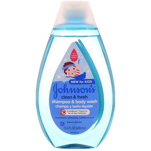 Johnson & Johnson, Kids, Clean & Fresh, Shampoo & Body Wash, 13.6 fl oz (400 ml) Review