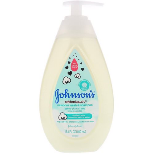 Johnson & Johnson, Cottontouch, Newborn Wash & Shampoo, 13.6 fl oz (400 ml) Review