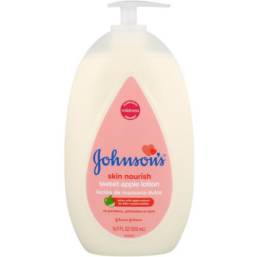 Johnson & Johnson, Skin Nourish, Sweet Apple Lotion, 16.9 fl oz (500 ml) Review