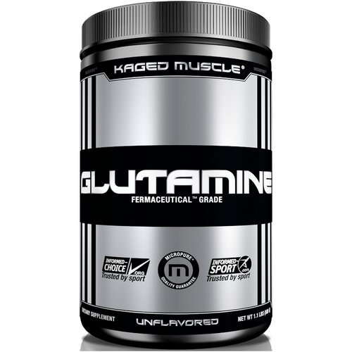 Kaged Muscle, Glutamine, Unflavored, 1.1 lbs (500 g) Review