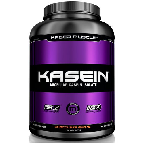 Kaged Muscle, Kasein, Micellar Casein Isolate, Chocolate Shake, 4 lbs (1.8 kg) Review