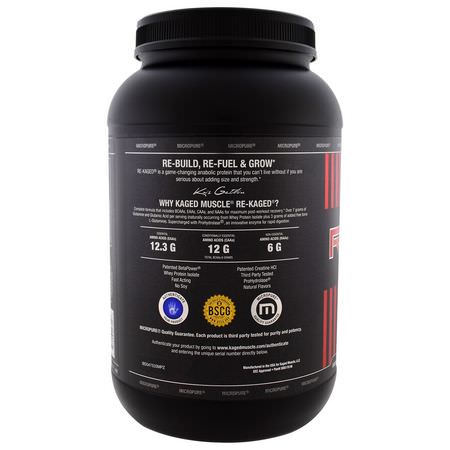 Kaged Muscle, Whey Protein Isolate, Condition Specific Formulas
