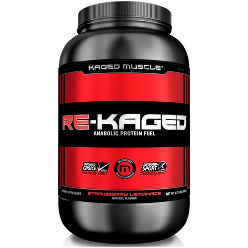 Kaged Muscle, Re-Kaged, Anabolic Protein Fuel, Strawberry Lemonade, 2.07 lbs (940 g) Review